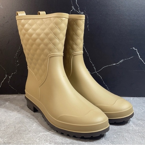 NWOT ☔️ Rain Boots Tan Size EU 40 - Picture 3 of 6